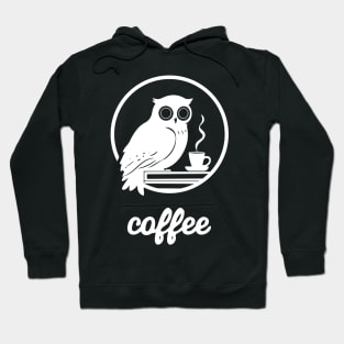 Owl Coffee And Books Hoodie